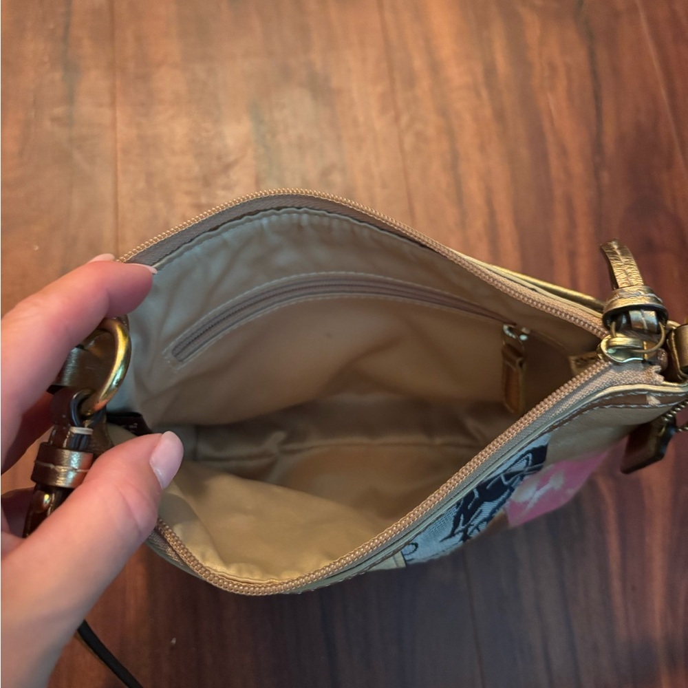 Coach Multicolor Patchwork Clutch - image 3